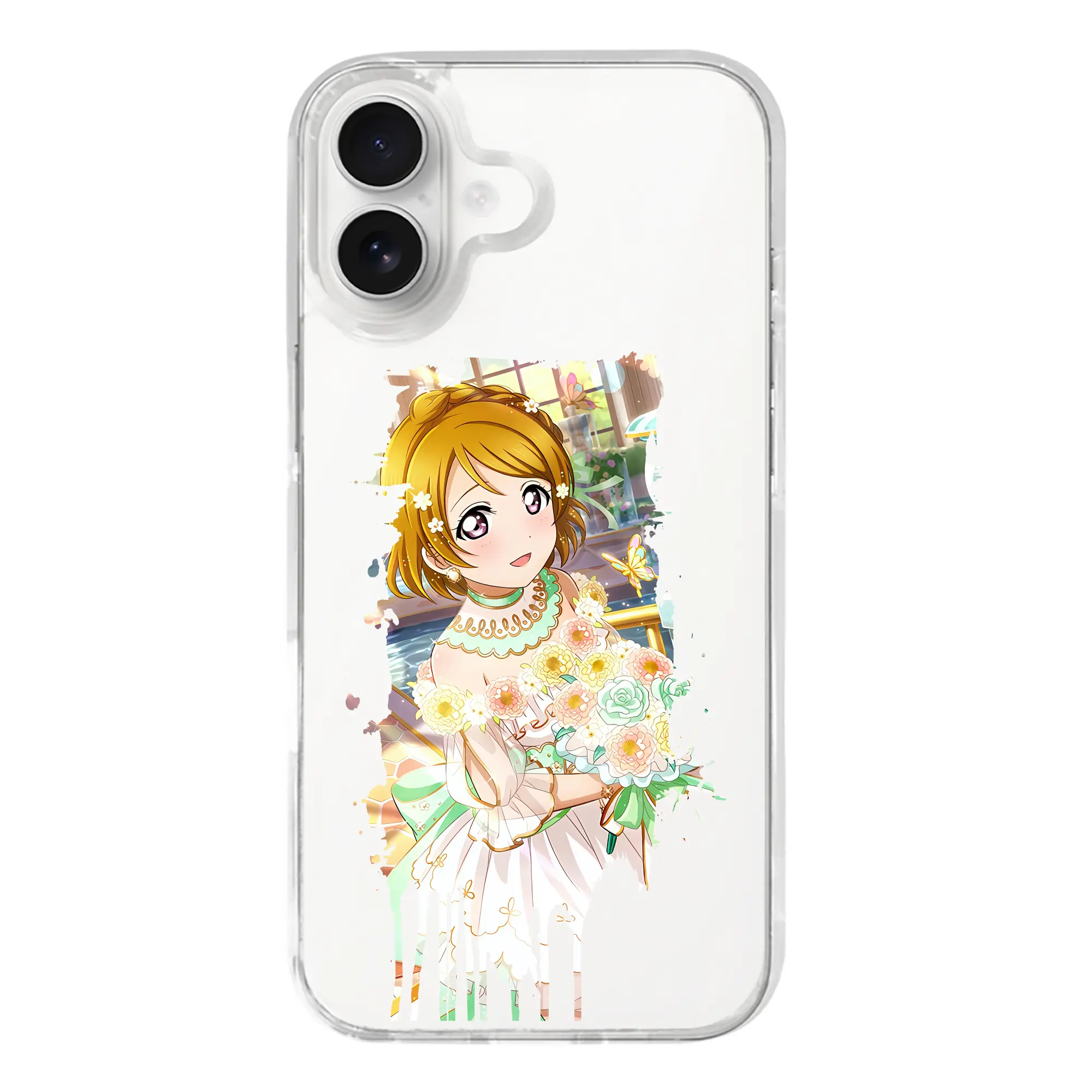 Love Live! グッズ,小泉花陽 - iPhone 17シリーズ 透明スマホケース – 薄型・耐衝撃・精密フィット保護カバー